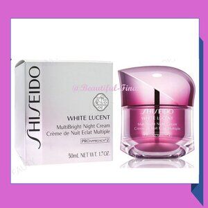 Shiseido White Lucent Multibright Night Cream•1.7oz New Sealed in Box